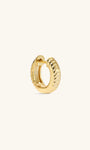 Kosiner Jewelry KOSINER Essentials 925 Sterling Silver Stacked Textured Hoop
