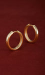 Kosiner Jewelry KOSINER Essentials 925 Sterling Silver Classic Thick Hoop