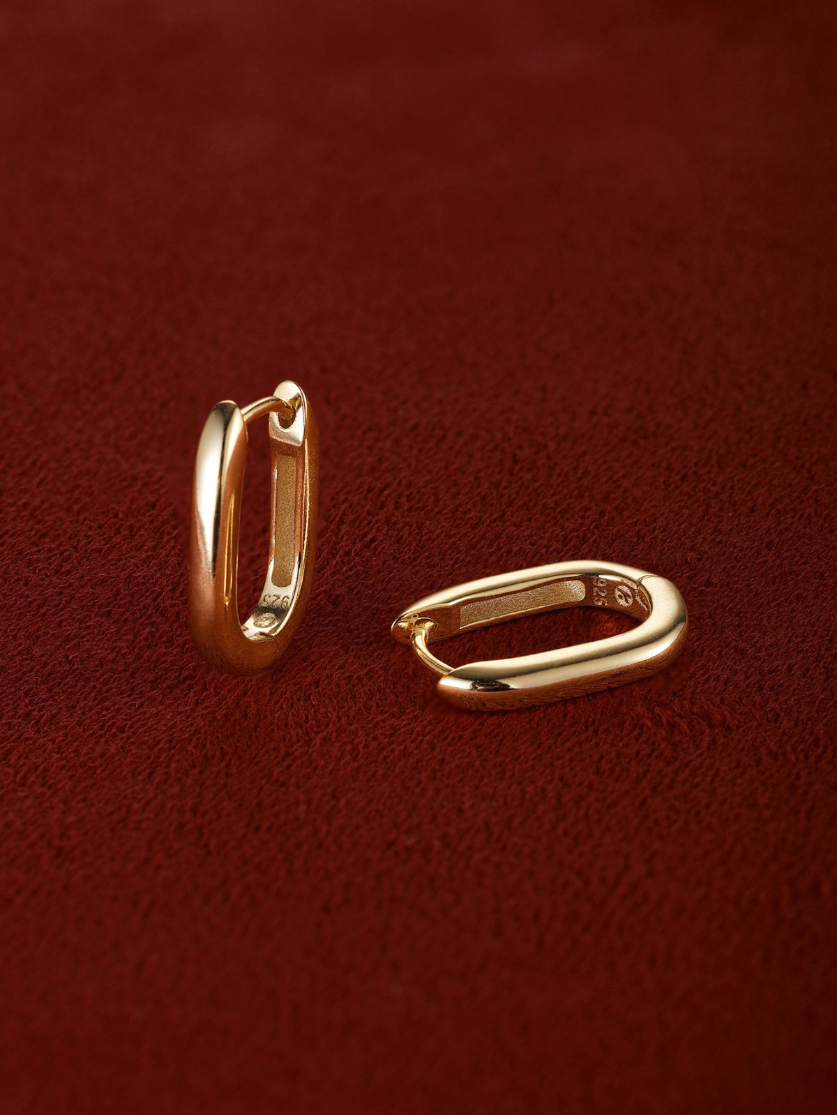 Kosiner Jewelry KOSINER Essentials 925 Sterling Silver Classic U - Shape Hoop