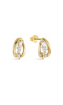 gioielli kosiner Borchie curve marchesa in argento sterling