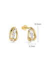 gioielli kosiner Borchie curve marchesa in argento sterling