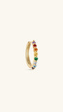 gioielli kosiner Cerchi Gem Garden Rainbow Pavé in argento sterling