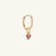 Orchard Strawberry 18K Gold Plated Hoop