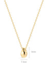 Kosiner Jewelry KOSINER Flow 18K Gold Vermeil Pear Drop Chain Necklace