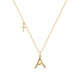 18k Gold Vermeil Initials Pendant Necklace
