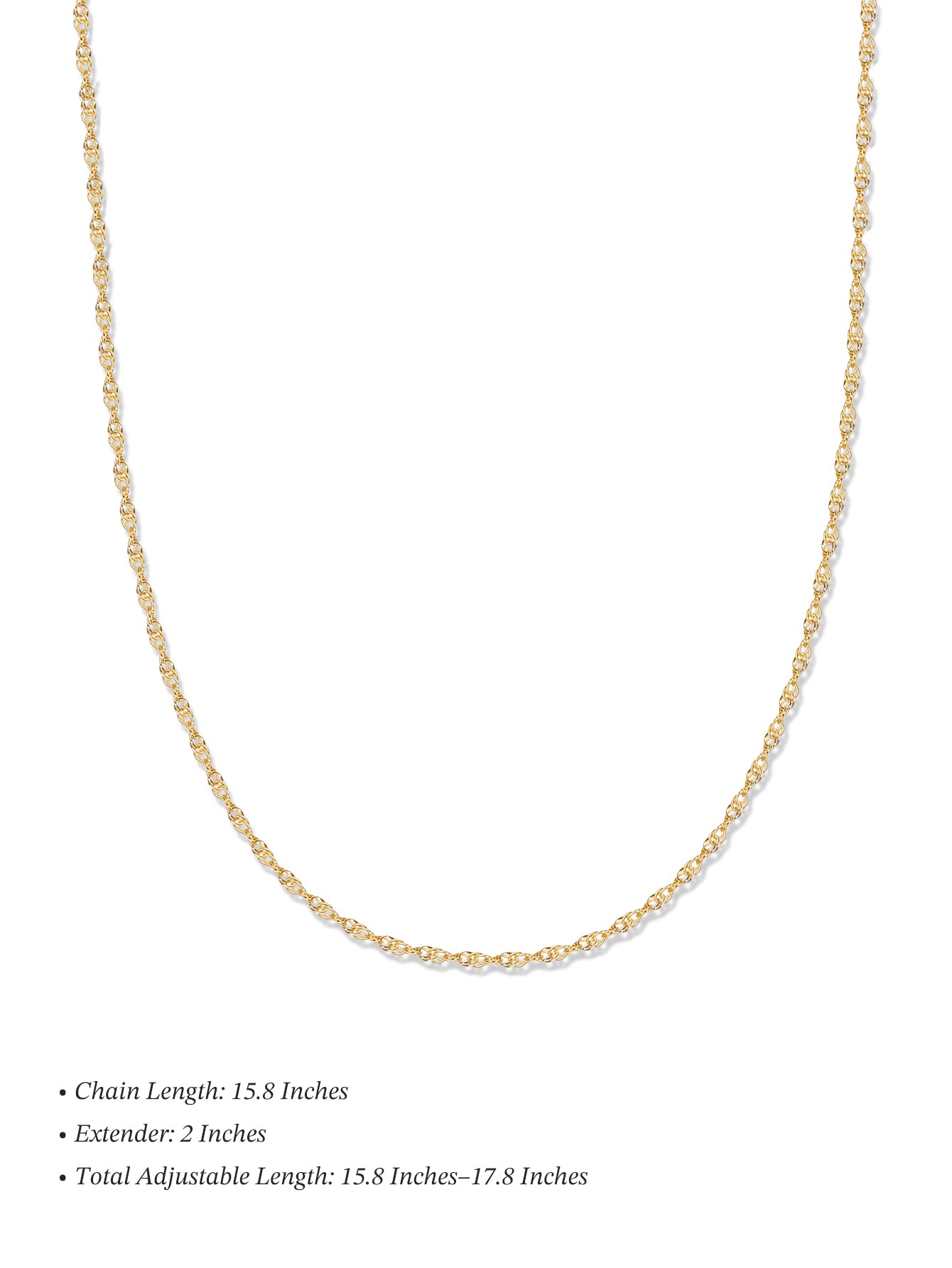 Collar Cadena Oro Vermeil 18k