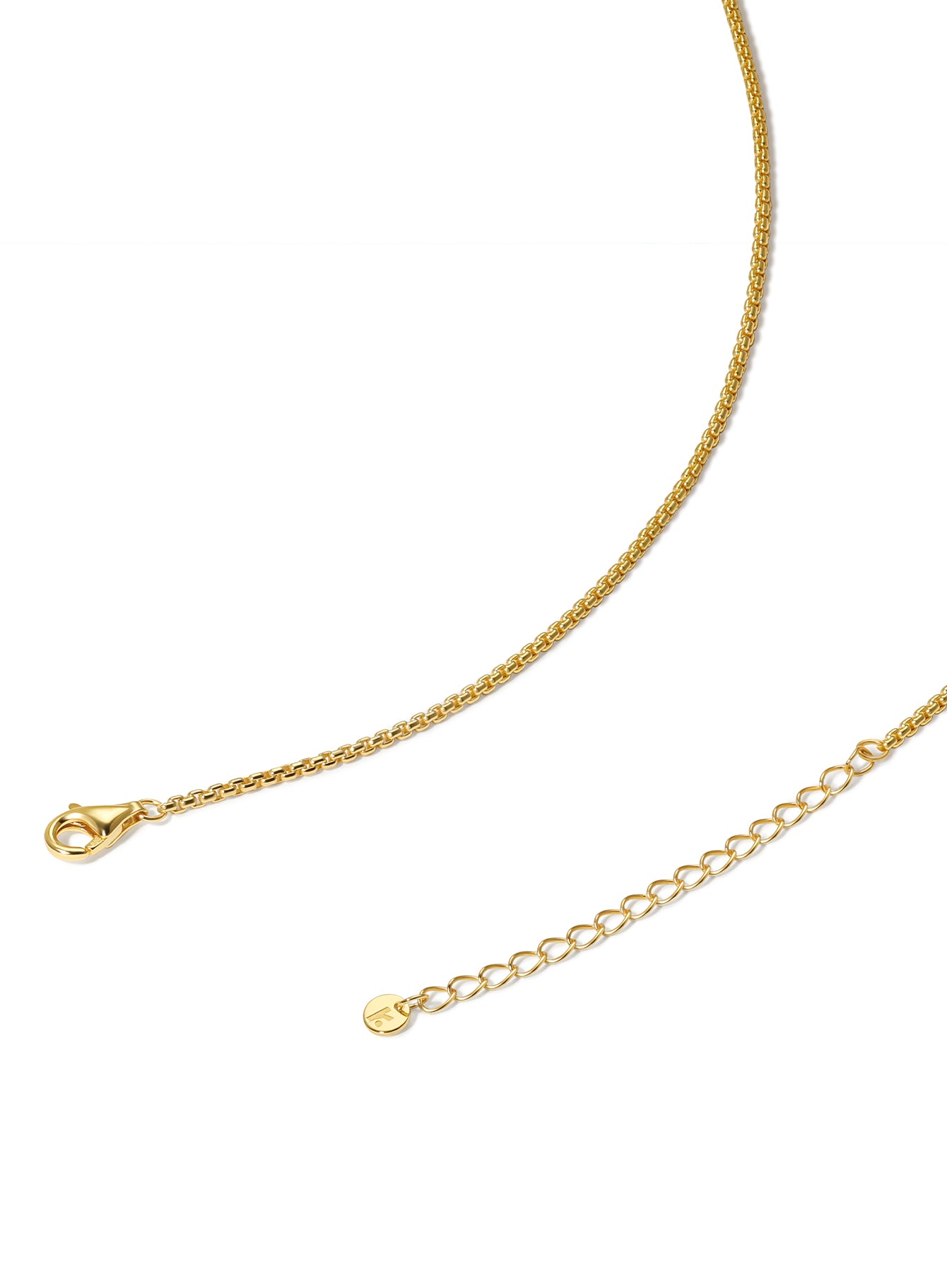 Colar Corrente Baby Box em Ouro Vermeil 18k