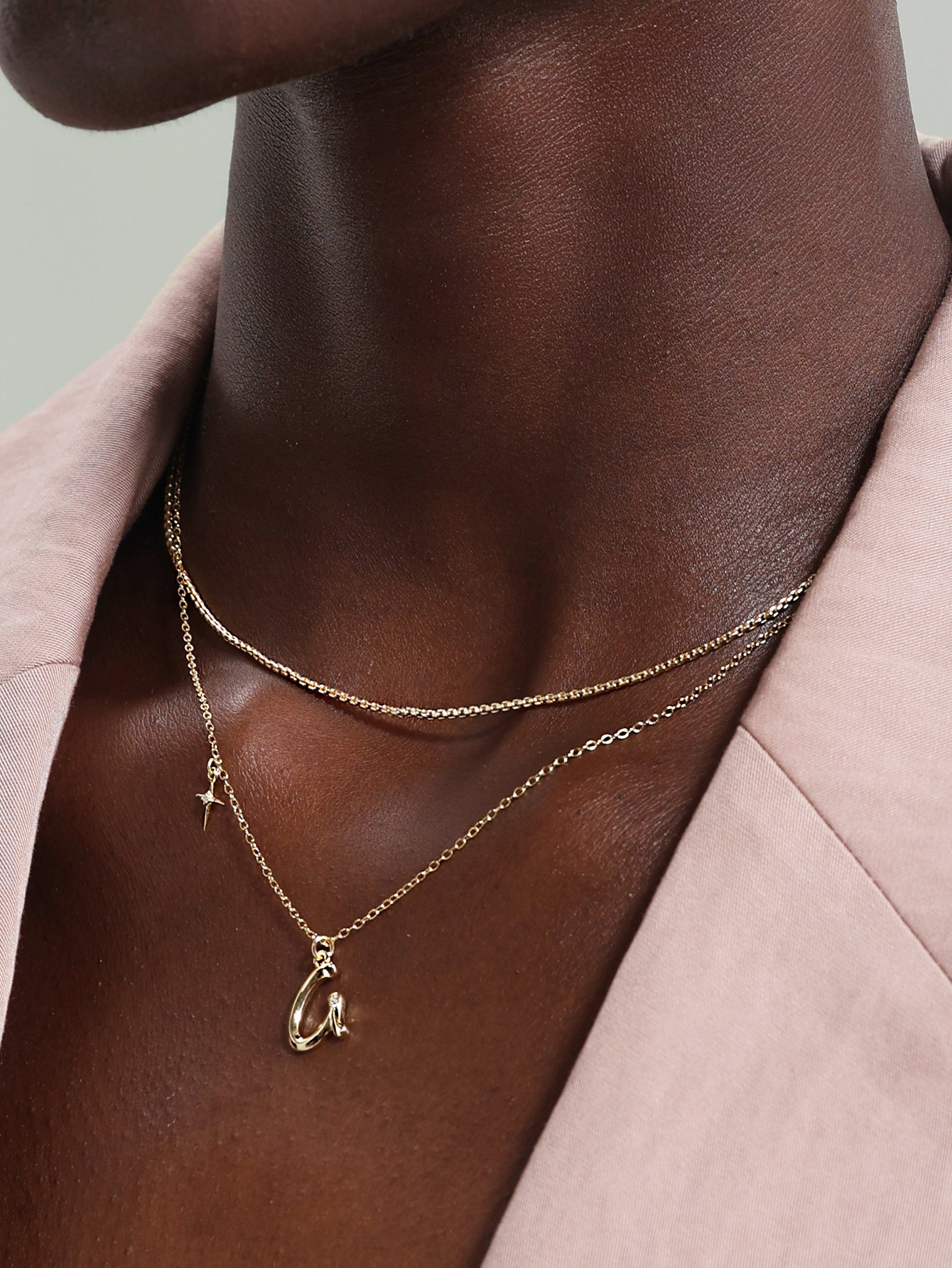 18k Gold Vermeil Baby Box Chain Necklace