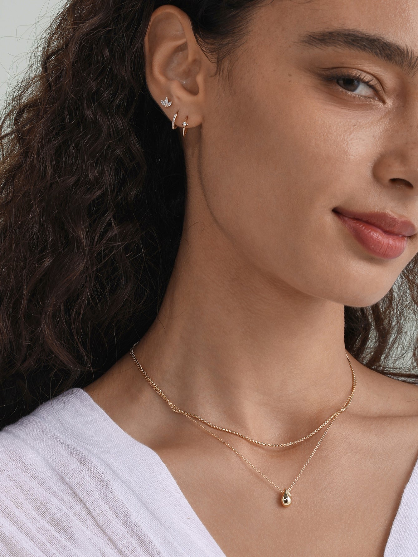 Colar Corrente Baby Box em Ouro Vermeil 18k