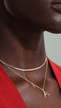 Kosiner Jewelry KOSINER 18K Gold Vermeil Classic Serpentine Chain Necklace