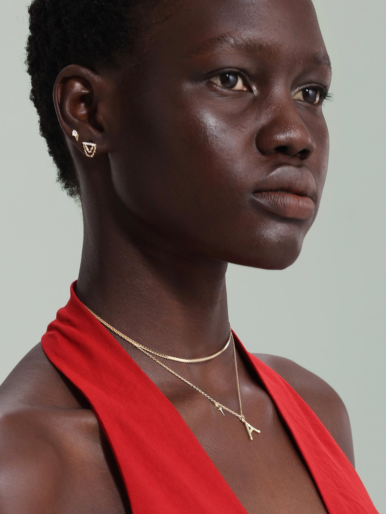 Colar Corrente Serpentina em Ouro Vermeil 18k