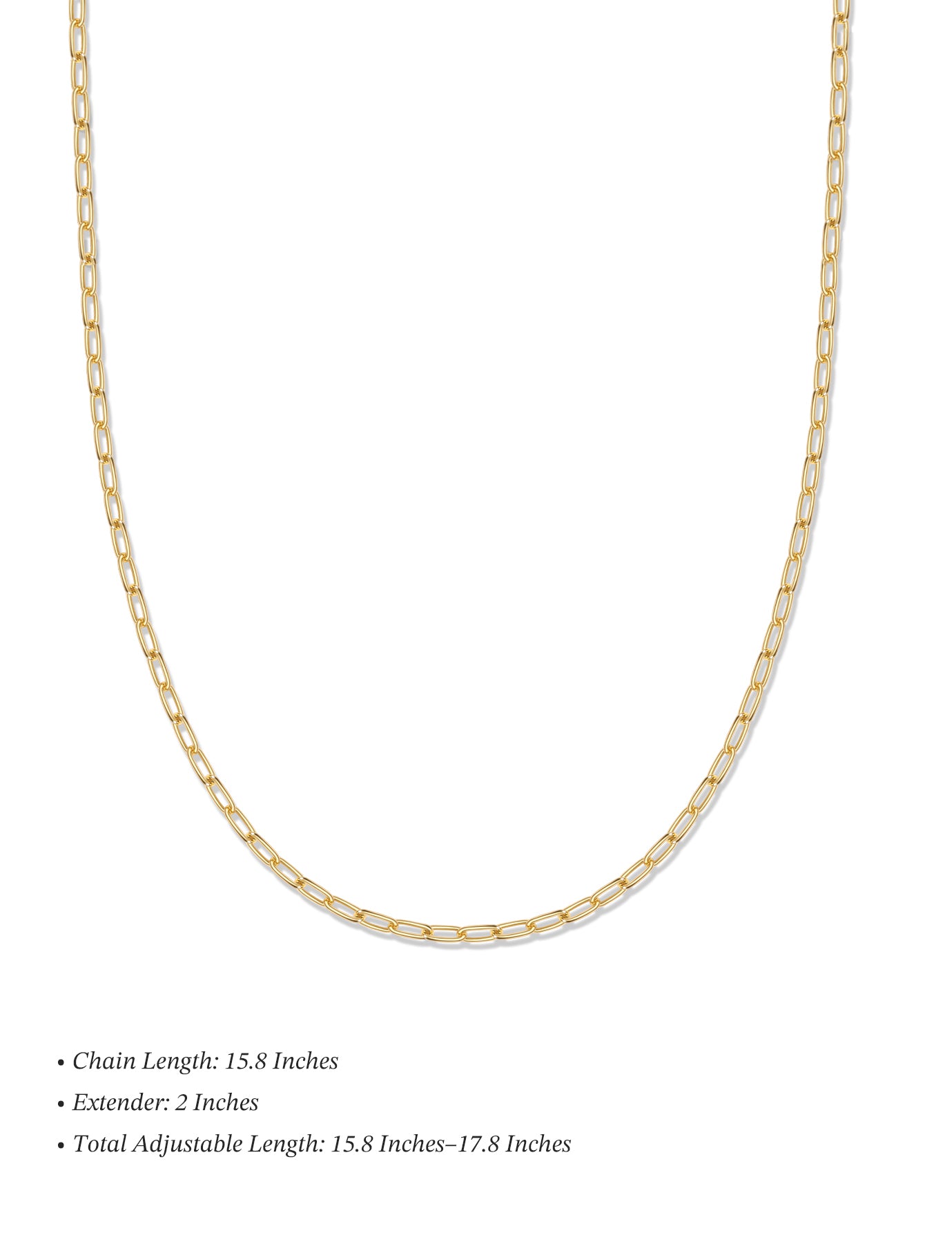 18k gouden Vermeil vriendje vet ketting