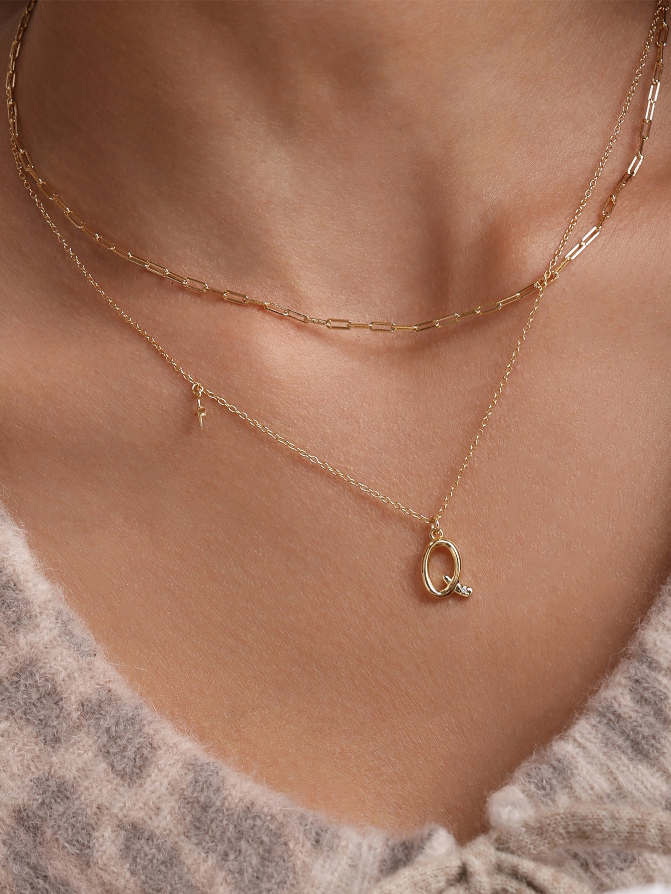 Colar Corrente Boyfriend em Ouro Vermeil 18k