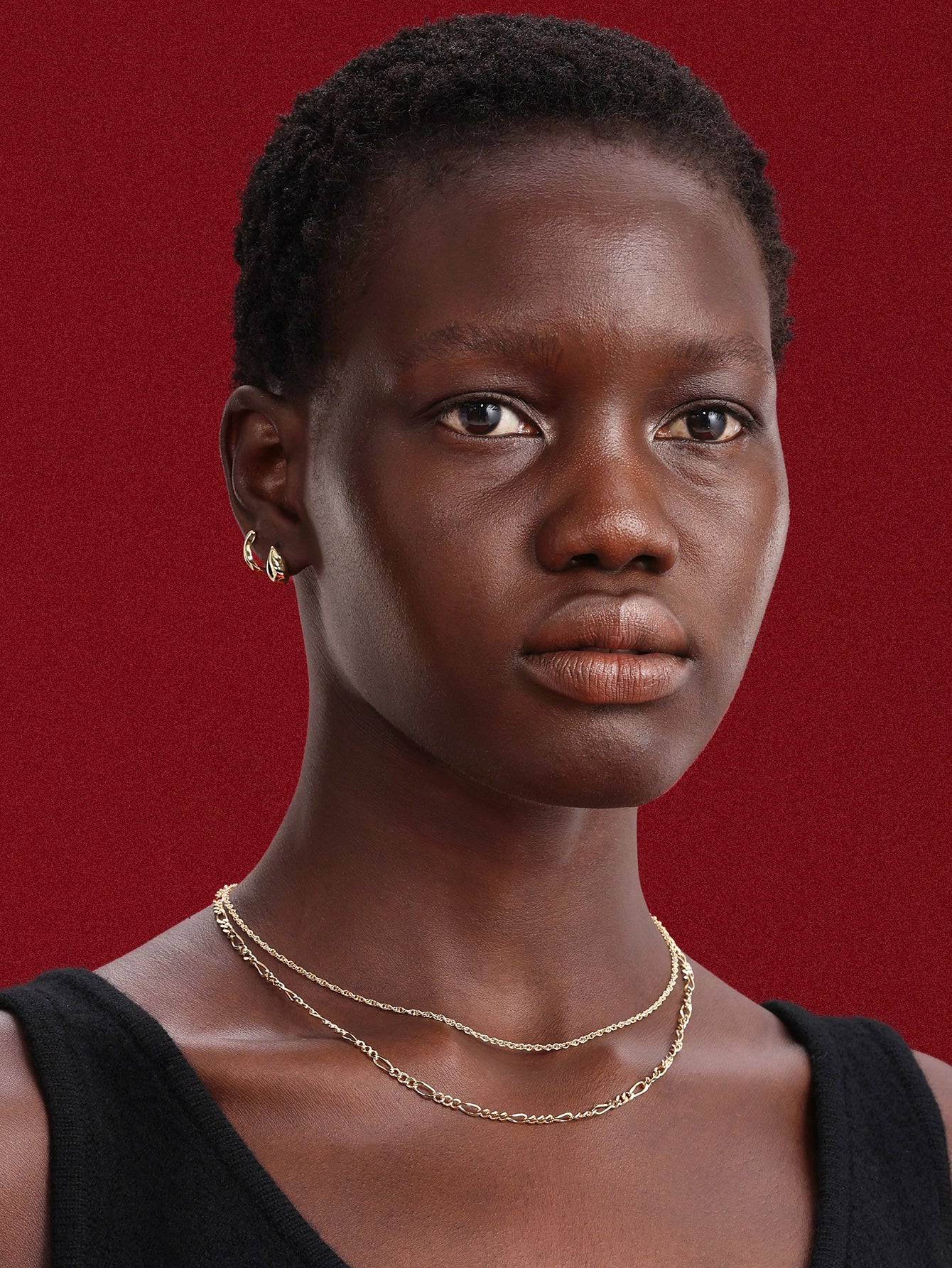 18k Gold Vermeil Figaro Chain Necklace