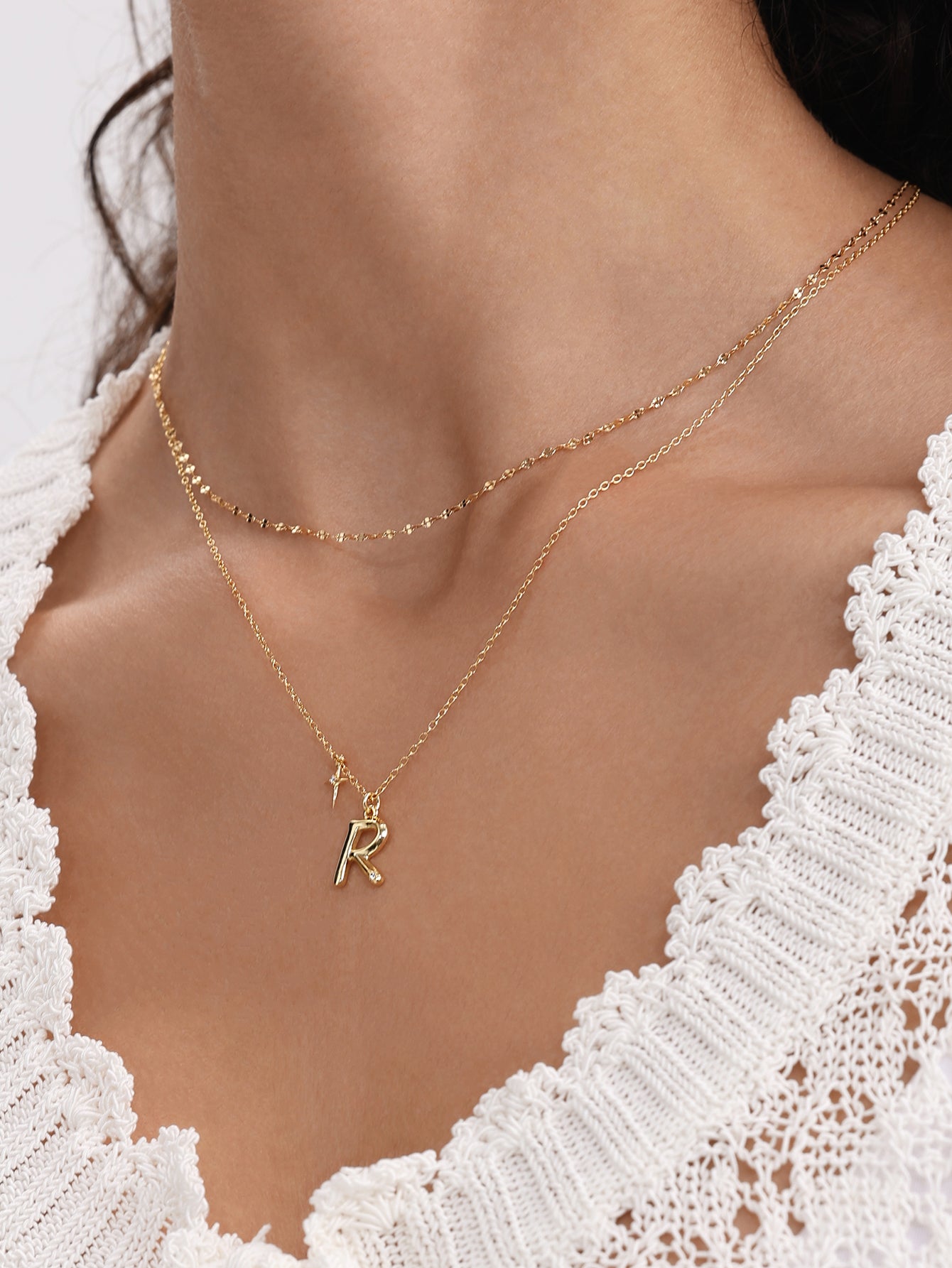 Catena Baby Rolo in oro 18 carati Vermeil