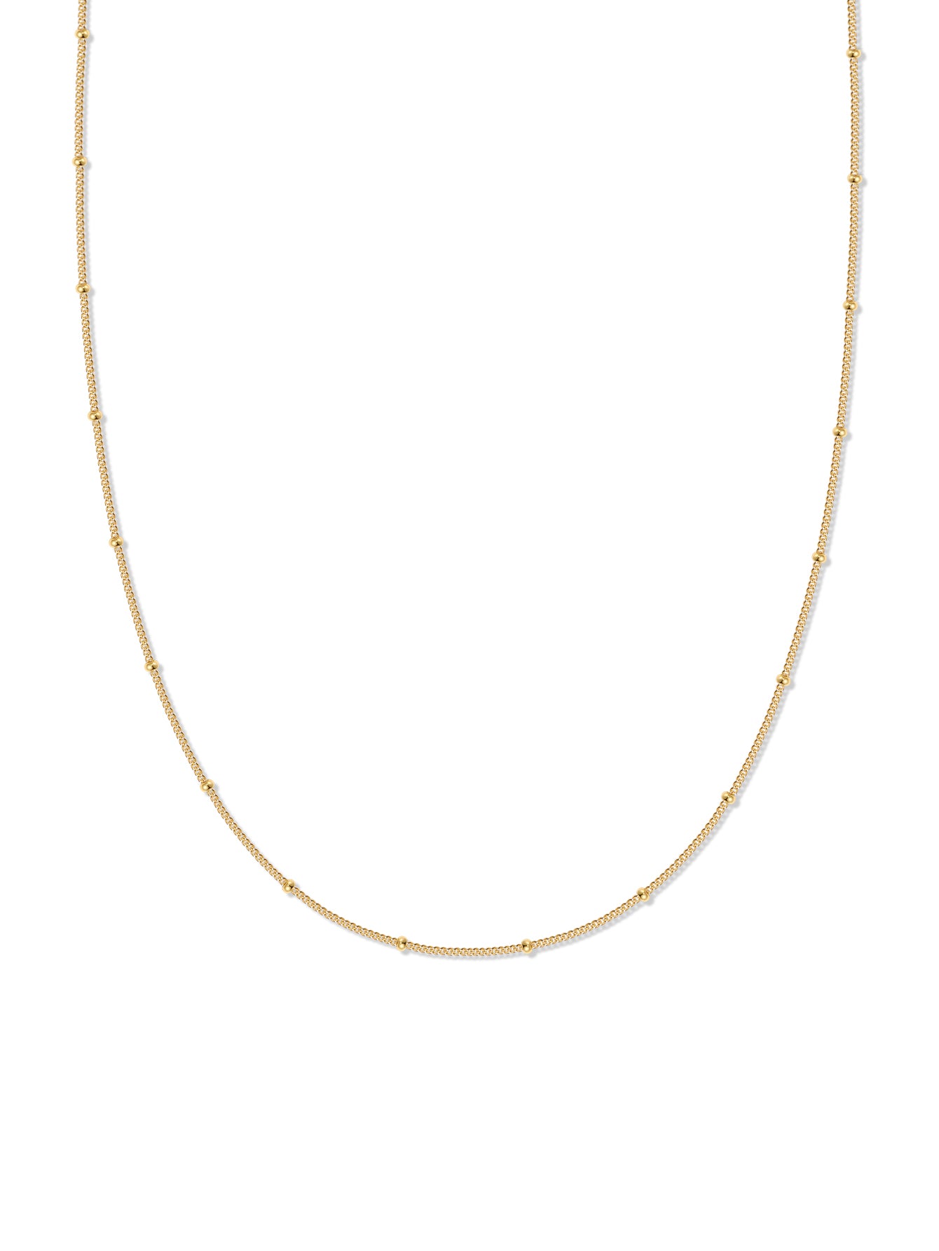 18k Gold Vermeil Spheres Chain Necklace