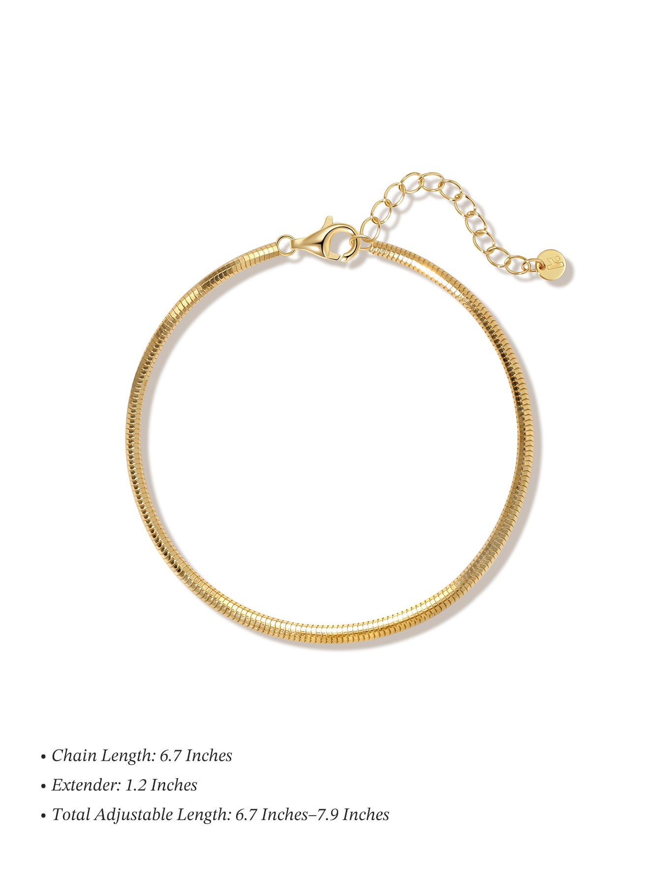 Pulsera Cobra 2.0M de Oro Vermeil de 18k