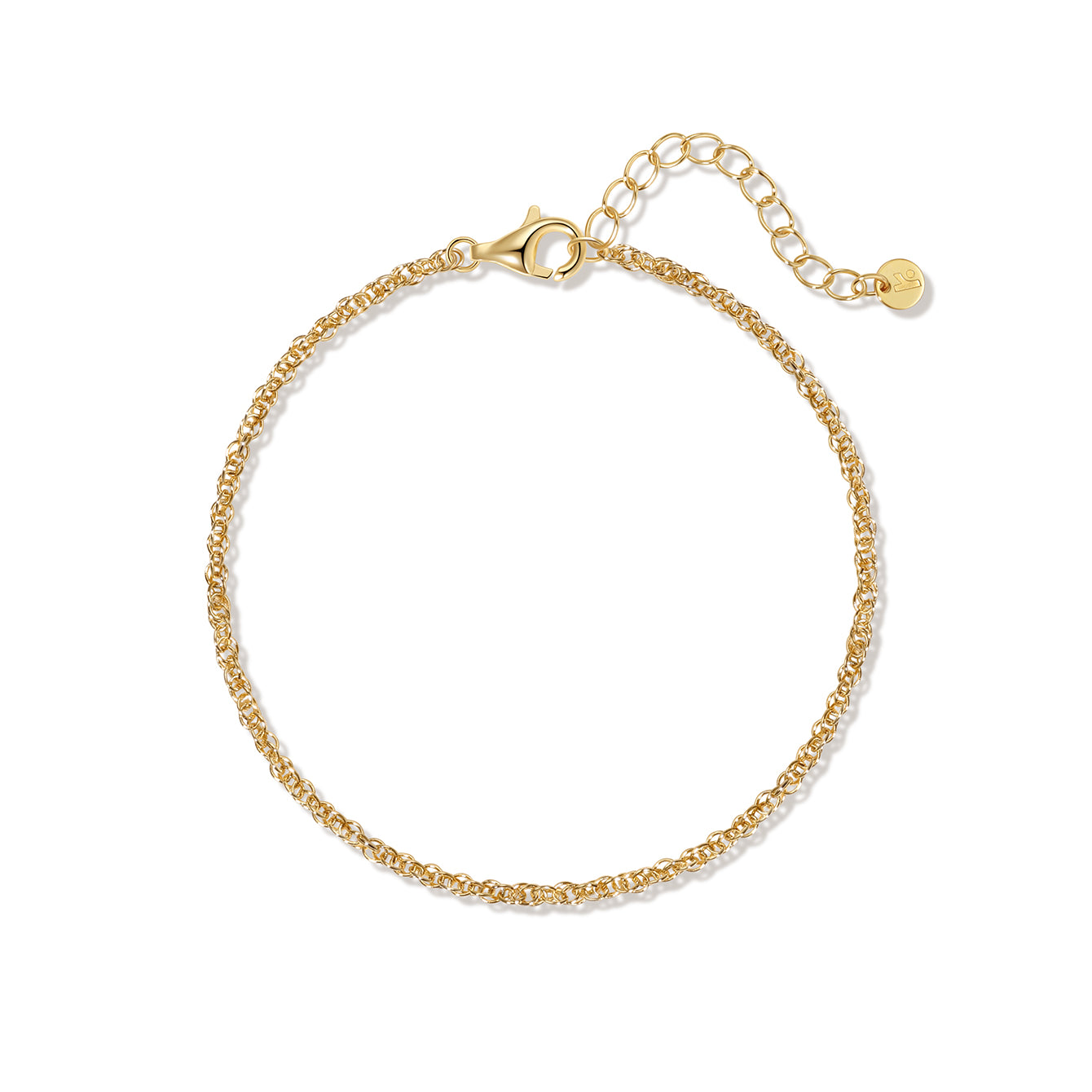 Pulseira Corrente em Ouro Vermeil 18k