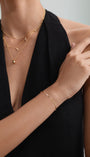 Kosiner Jewelry KOSINER 18K Gold Vermeil Serpentine Chain Bracelet