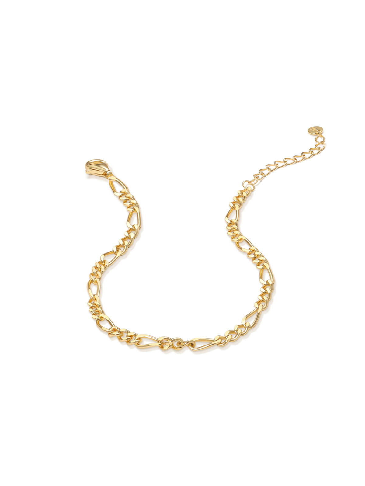 Kosiner Jewelry KOSINER 18K Gold Vermeil Figaro Chain Bracelet