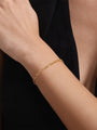 Kosiner Jewelry KOSINER 18K Gold Vermeil Figaro Chain Bracelet
