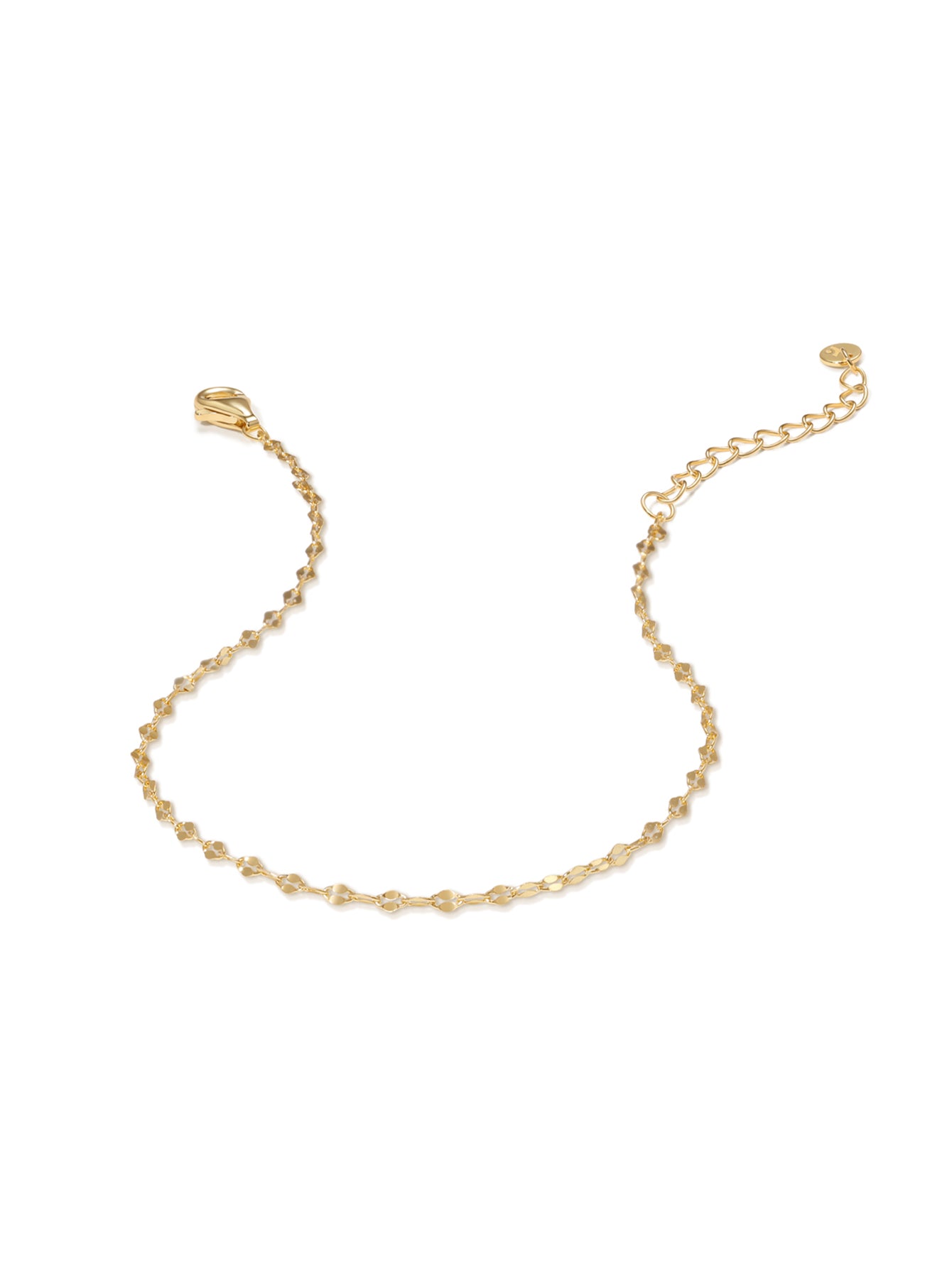 Łańcuszek dziecięcy Rolo z 18-karatowego złota Vermeil