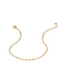 Kosiner Jewelry KOSINER 18K Gold Vermeil Delicate Baby Rolo Chain Bracelet