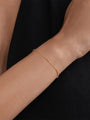 Kosiner Jewelry KOSINER 18K Gold Vermeil Delicate Curb Chain Bracelet