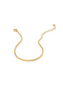 kosiner jewelry 18k Gold Vermeil Box Chain Bracelet