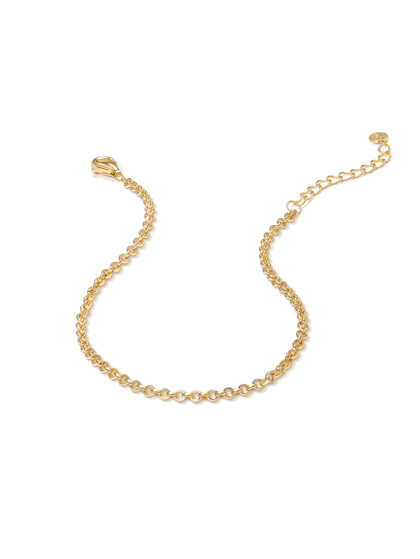 Bransoletka z łańcuszkiem z 18-karatowego złota Vermeil