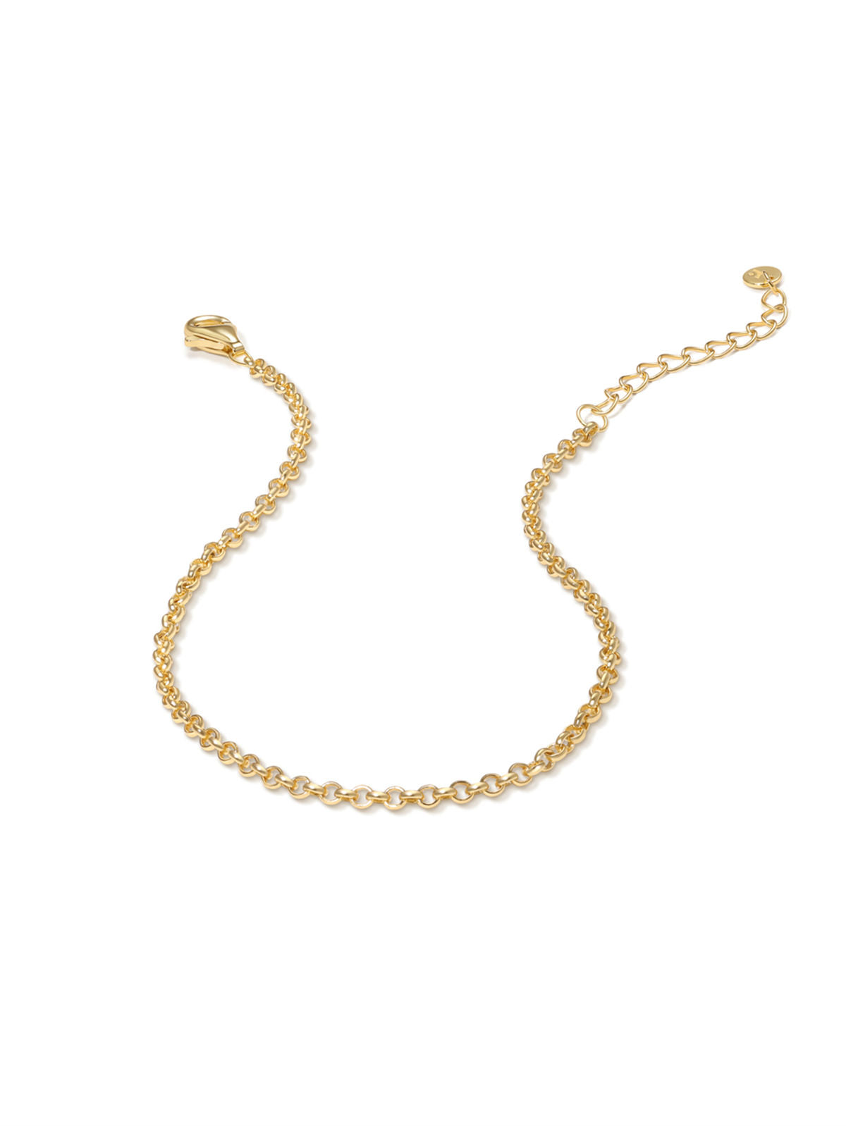 Kosiner Jewelry KOSINER 18K Gold Vermeil Cable Chain Bracelet
