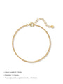 Kosiner Jewelry KOSINER 18K Gold Vermeil Cable Chain Bracelet