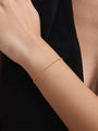 Kosiner Jewelry KOSINER 18K Gold Vermeil Cable Chain Bracelet