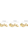 KOSINER Glossy polished petal arc flat back stud, minimalist leaf design for elegant ear styling