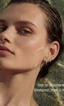 KOSINER 14K Solid Gold Minimalist Flat Back Stud,waterproof and safe for sensitive skin, swim-friendly design