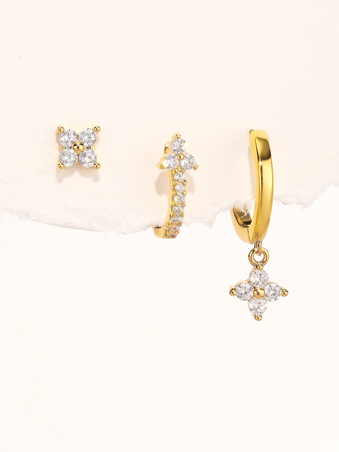 S925 Fashion Flower Earrings Hoops Collection - Kosinerjewelry