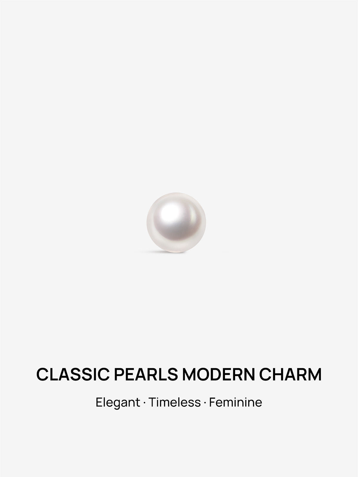 KOSINER 14K Solid Gold Classic Pearl Flat Back Stud,hypoallergenic and tarnish-proof.