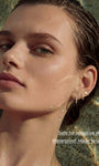 KOSINER elegant gold-plated necklace featuring intricate design and shimmering accents, perfect for adding a touch of sophistication to any outfit.