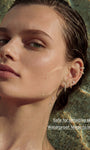KOSINER elegant silver stud earrings featuring a minimalist design, perfect for everyday wear or special occasions, adding a touch of sophistication.