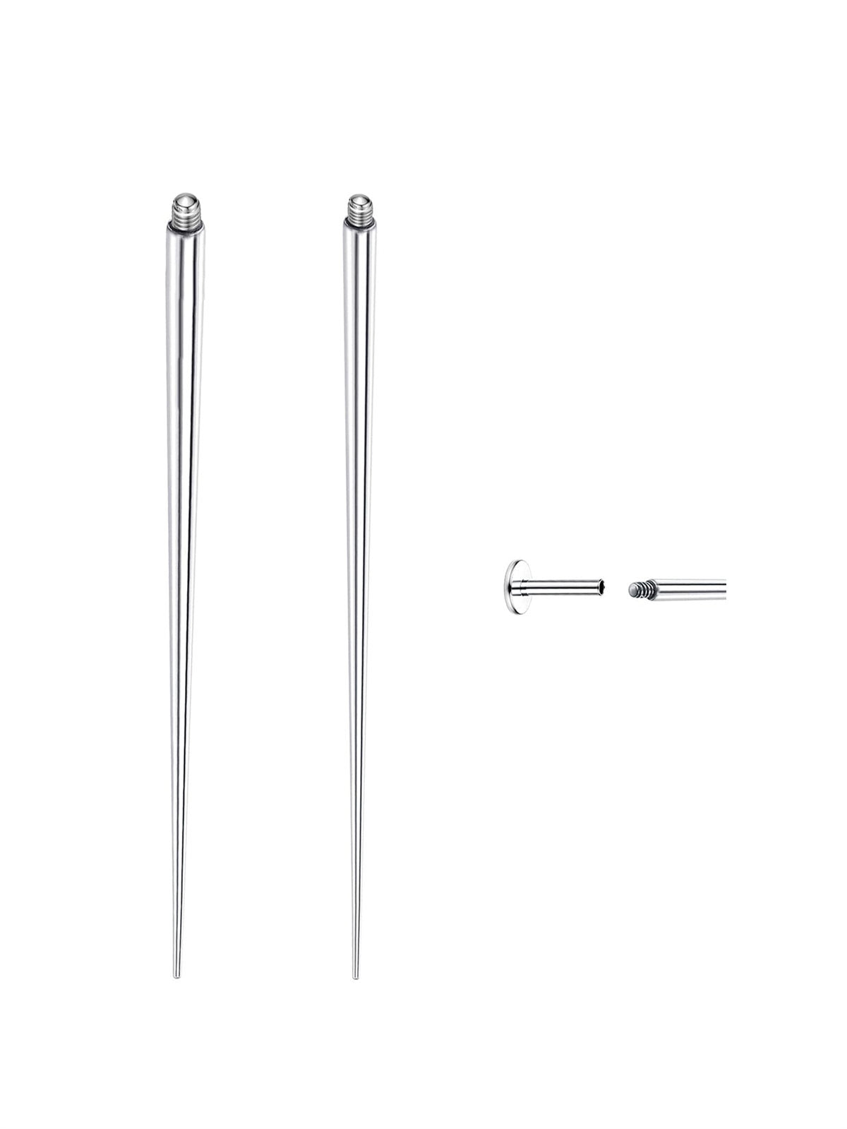 A professional-grade titanium insertion tool set designed for precise, safe, and effortless jewelry changes.