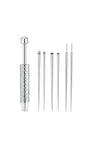 A professional-grade titanium insertion tool set designed for precise, safe, and effortless jewelry changes.