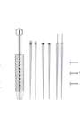 A professional-grade titanium insertion tool set designed for precise, safe, and effortless jewelry changes.