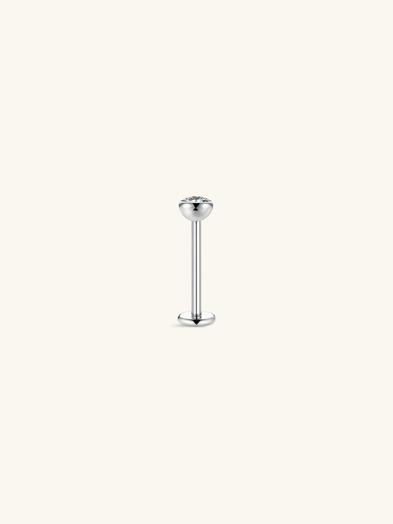kosiner jewelry Titanium Essential CZ Flatback