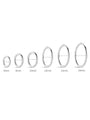 kosiner jewelry G23 Titanium Classic All - Match Hoop Earrings