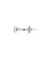 kosiner jewelry G23 Titanium Four Petals Ear Piercing Stud