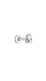 kosiner jewelry G23 Titanium Four - Claw Drop Zircon Ear Piercing Stud