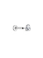 kosiner jewelry G23 Titanium Four - Claw Drop Zircon Ear Piercing Stud