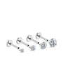 kosiner jewelry G23 Titanium Shining Classic Ear Piercing Stud