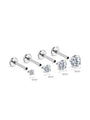 kosiner jewelry G23 Titanium Shining Classic Ear Piercing Stud