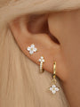 S925 Fashion Flower Earrings Hoops Collection - Kosinerjewelry